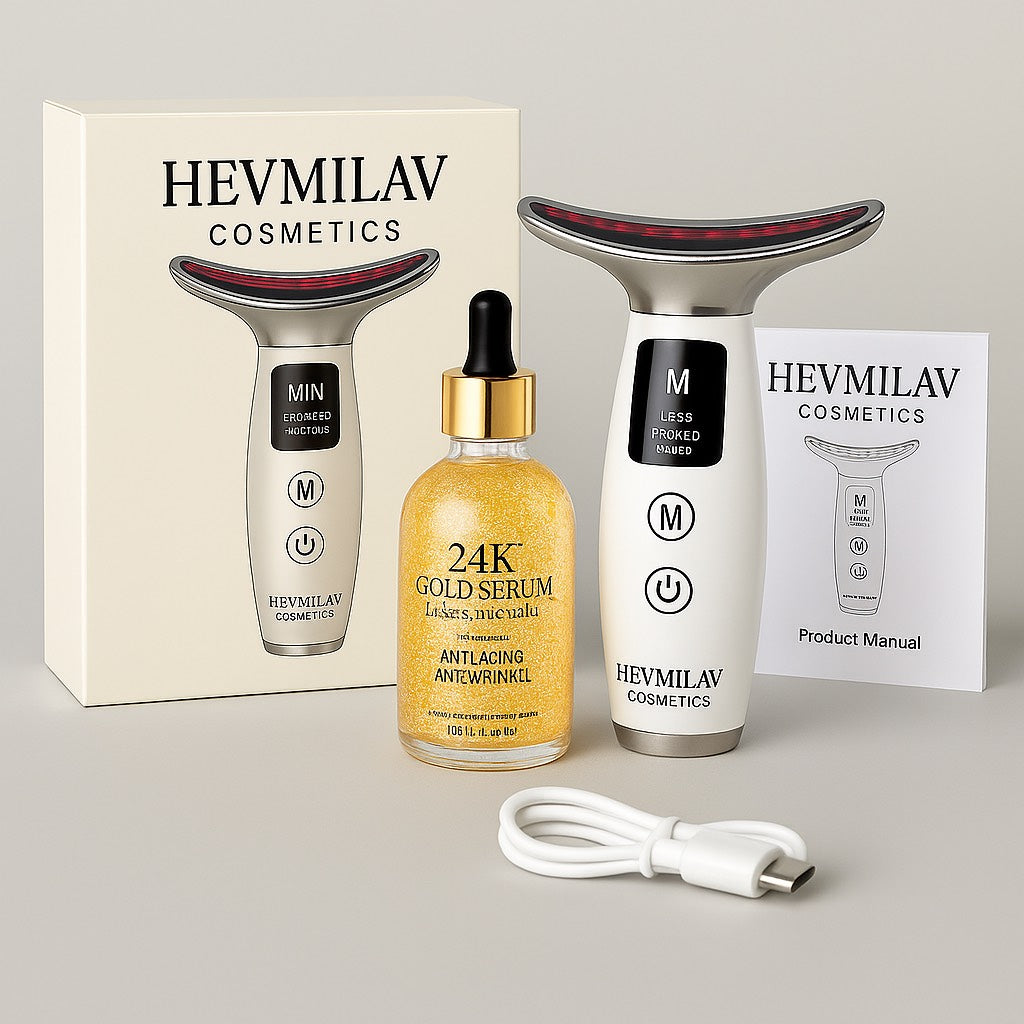 APPAREIL FACE LIFT LED | SÉRUM 24K GOLD